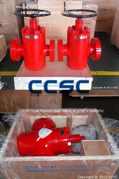 4 1/16 inch 5K FC Type Manual Gate Valves exported