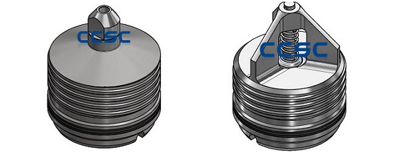 back pressure valve, two way, one way