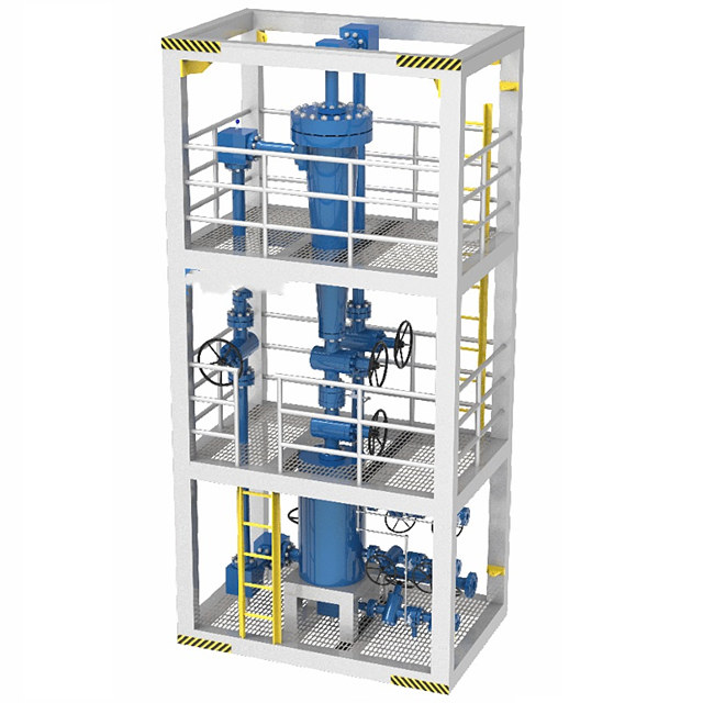 cyclonic wellhead Desander