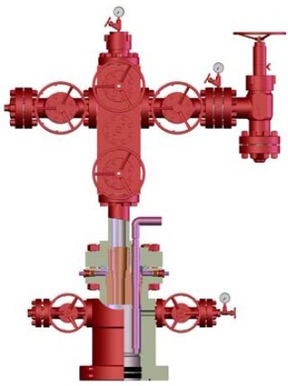 ESP wellhead&x-mas tree system